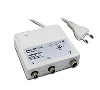 METRONIC Amplificatore per interni FM/VHF/UHF 30 DB con filtro 4G - Bianco - Metronic 332176
