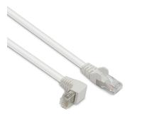 Metronic, Cavo Ethernet RJ45 UTP a gomito 90° categoria 5e, 1 Gbps, connettori dorati, ideale per computer, Smart TV, console di gioco (1,5 m)