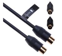 Metronic Cavo Tv 3 MT M/F 9.52mm Adattatore Nero (011319)
