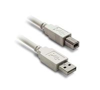 Metronic Cordon USB 2.0 A mâle/B mâle 3m Blanc