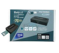 METRONIC® Sat Orion 2.0 - Decoder Tivùsat Full HD con Smartcard - 441669 TVSAT