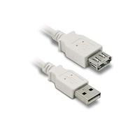 Metronic USB 2.0 Maschio a Femmina Cavo di Estensione 3 m Bianco