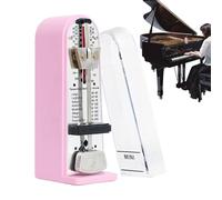 Metronome Drums, Piano Metronome, 2.05x1.38x4.33 Inches Precise Control Tool, Instrument Practice Aid for Ukulele Guitar Trumpet Use, Home Studios, Classrooms, Black