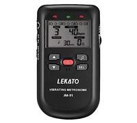 Metronomo digitale aggiornato, mini metronomo LEKATO per chitarra, pianoforte e tutti gli strumenti, metronomo elettronico con timer, battito per voce maschile/femminile, con batteria ricaricabile