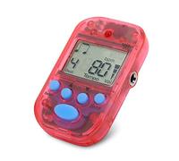 Metronomo digitale HaloVerde Beat Tempo con design a clip, un metronomo multifunzionale con funzione TAP e uscita cuffie per tutti gli strumenti (Rossa)