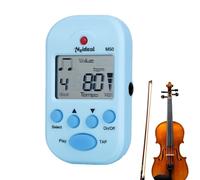 Metronomo digitale - Timer LCD, contatore ritmico | Allenatore di battiti ad alta precisione, accordatore volume regolabile, aiuto multi-pratica e strumento musicale portatile per pianoforte, violino