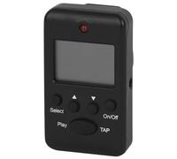 Metronomo elettronico portatile, tascabile, con suono forte, metronomo digitale per pianoforte, chitarra, flauto, tamburo (nero)