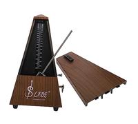 Metronomo meccanico, 1 pz Metronomo meccanico for pianoforte Metronomo meccanico for batteria Metronomo for tutti gli strumenti Metronomo for pianoforte Accessori meccanici Metronomo(Wood Color)