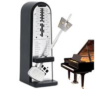 Metronomo Meccanico - Forma Piramidale Classica Con Forte, Timer Ritmico A Carica Di Precisione Con Peso Regolabile, Strumento Musicale Tradizionale, Ideale Per Esercitazioni Al Pianoforte E Perf