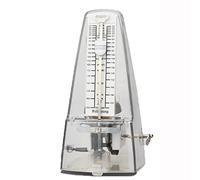 Metronomo meccanico, Metronomo classico antico trasparente, alta precisione, metronomo universale for chitarra violino, for strumenti musicali for amanti della musica plasticmovement(White,Purecopperm