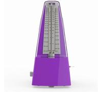 Metronomo meccanico, metronomo meccanico for pianoforte violino/chitarra/strumenti a fiatoClic udibile e suono della campana, tempistica e tempo accurati(Color:Purple)