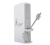 Metronomo meccanico, Metronomo meccanico Metronomo meccanico universale Strumento di pratica for chitarra, pianoforte, violino, batteria(White)