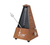 Metronomo meccanico, Metronomo meccanico retrò a torre Metronomo meccanico universale Campanello vintage a torre for chitarra, ukulele, pianoforte(Teak Color)