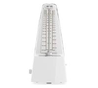 Metronomo meccanico, Metronomo Tempi for musicisti, metronomo meccanico for pianoforte, con scala chiara, metronomo universale(White)