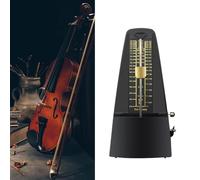 ＡＷＨＡＯ Metronomo Meccanico, Professionale E Suono di Battiti Forti per Violino-oubelae, nero
