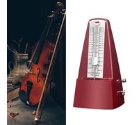 ＡＷＨＡＯ Metronomo Meccanico, Professionale E Suono di Battiti Forti per Violino-oubelae, rosso