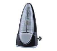 Metronomo meccanico, strumento portatile for esercitarsi sulla chitarra, metronomo meccanico ad alta precisione for strumenti musicali universali, non sono necessarie batterie(Color:Schwarz)