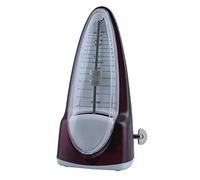 Metronomo meccanico, strumento portatile for esercitarsi sulla chitarra, metronomo meccanico ad alta precisione for strumenti musicali universali, non sono necessarie batterie(Color:Red)
