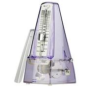 Metronomo meccanico, suono elevato Alta precisione Nessuna batteria necessaria Piano Metronomo meccanico Chitarra, violino, batteria e altri strumenti Suono forte Tempo(Color:Clear Blue)