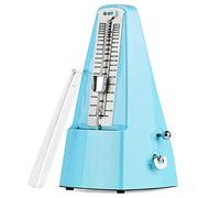 Metronomo meccanico, Suono elevato Alta precisione Nessuna batteria necessaria Pianoforte Metronomo meccanico Chitarra, violino, batteria e altri strumenti Suono forte Tempo(Blu)