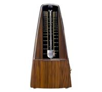 Metronomo meccanico, suono per pianoforte, chitarra grande, violino, batteria, strumento, ritmologo universale (strumento musicale universale【Colore mogano】) (Mirtillo rosso)