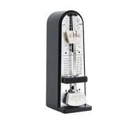 Metronomo meccanico universale per chitarra, ukulele, strumento musicale, nero, 11 x 5,2 x 3,5 cm