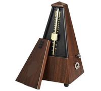 Metronomo meccanico vintage, metronomo universale a torre in legno, timer for chitarra e violino per Strumento Musicale(Coffee)