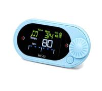 Metronomo per l'allenamento del ritmo con clip posteriore piccolo trainer metronomo dispositivo per esercizi silenzioso accessorio professionale con voce femminile