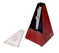 METRONOMO PLASTICO PIRAMIDE - Wittner (802/K) (Sistem Malzel) (Sin Campana) (Tapa Transparente)(Caoba)