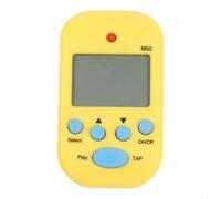 Metronomo Portatile a Clip Display LED Tempo Variabile per Ukulele e Basso - Compatto per Studio(Yellow)