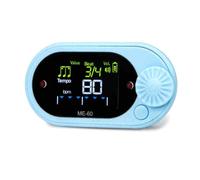 Metronomo sportivo Metronomo Elettronico Pratica Tracker Con Clip Posteriore Accordatore cromatico Struttura ABS Per Gli Amanti Della Musica Ricaricabile Digitale Con Timer
