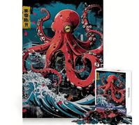 Metropoli tentacolare Puzzle da 1000 pezzi per adolescenti Puzzle Gioco di pensiero intelligente Semplice Divertente Taglio preciso Babbo Natale Desiderio Scegli 38x52cm