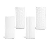 Metrox a1669 - Set di 4 umidificatori “Relief” in ceramica, da applicare al termosifone