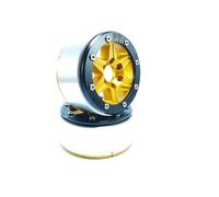 Metsafil Beadlock Ruote SIXSTAR Oro/Nero 1.9 (2 Pz.) Senza Mozzo / MT5010G
