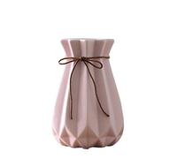 METTEOR Grande Vaso in Ceramica con Fiori secchi, Decorazioni per la casa, Composizione Floreale, Ornamenti creativi per Il Soggiorno (Rosa)