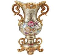 METTEOR Ornamenti per la casa Decorazione Vaso Stile Europeo Retro Resina Grandi vasi Classico Decorativo Vaso Alto Decorativo Dipinto a Mano Decorazione Ideale per casa Ufficio Festa