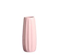 METTEOR Vaso in Ceramica di Medie Dimensioni, Grande, per Soggiorno, Semplice, Piccolo, Composizione Floreale, Decorazioni Creative (Rosa L)