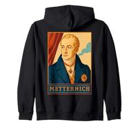 Metternich Maestro Austriaco della diplomazia Felpa con Cappuccio