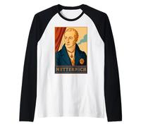 Metternich Maestro Austriaco della diplomazia Maglia con Maniche Raglan