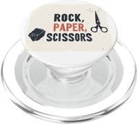 Metti alla prova la tua fortuna con le forbici di carta Rock per ragazzi e ragazze PopSockets PopGrip per MagSafe