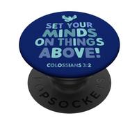 Metti la tua mente su cose al di sopra dei Colossesi 3 2 PopSockets PopGrip Adesivo