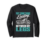 Metti Qualcosa di eccitante tra Le Mie Gambe Moto Maglia a Manica