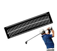 Metti Tappetino per interni - Simulatore domestico - Guida di formazione con allineamento Putt ARC Simulator per la pratica Uomini Pad Dad Recreation on Patio Outdoor Putt Mat e