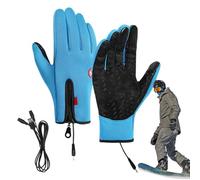 Mettini riscaldati da clima freddo - guanti riscaldati USB, guanti invernali unisex | touchscreen con impermeabile caldo e antivento per correre, escursioni, sci, autunno, inverno, uomini, donn