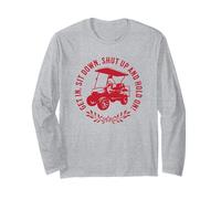 Mettiti in siediti zitto e tieni premuto Il Divertente Design del Carrello da Golf Maglia a Manica