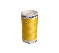 Mettler A2596-0630 - Filo da Cucito e Ricamo, in Poliestere, 800 m, Colore: Giallo/Arancione