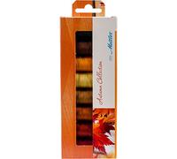 Mettler SFC8AUTUMN-KIT - Confezione regalo con filo di cotone effetto seta, confezione regalo, 8 pezzi, colori assortiti