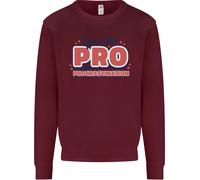 Metto Il Pro Nella Procrastinazione Felpa Jumper Per Bambini