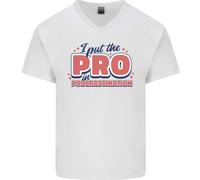 Metto Il Pro Nella Procrastinazione Maglietta In Cotone A V Collo Per Uomo