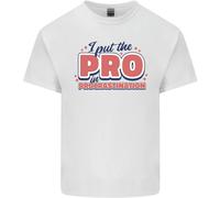 Metto Il Pro Nella Procrastinazione Maglietta Per Bambini Ragazzi E Ragazze